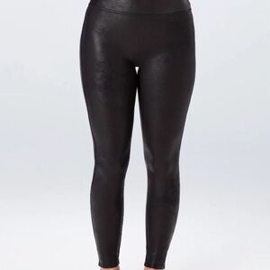 SPANX Shiny Black Leggings